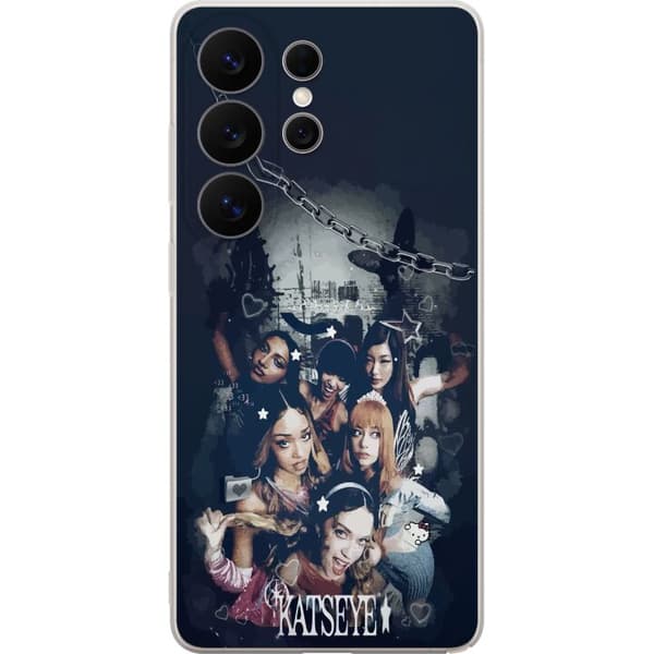 Kompatibelt Mobildeksel til Samsung Galaxy S26 Ultra KATSEYE svart