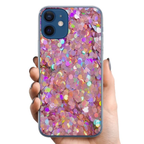 Kompatibelt Mobilskal till Apple iPhone 12 mini Glitter