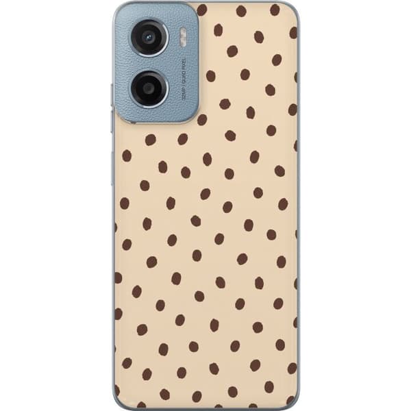 Kompatibelt Mobildeksel til Motorola Moto G05 Beige latteflekker beige