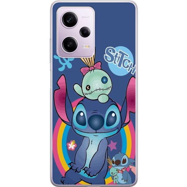 Xiaomi Redmi Note 12 Pro Läpinäkyvä kuori Stitch ja ystävä