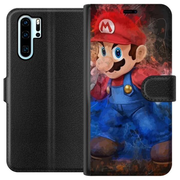 Kompatibelt Lommeboketui til Huawei P30 Pro Super Mario Bros