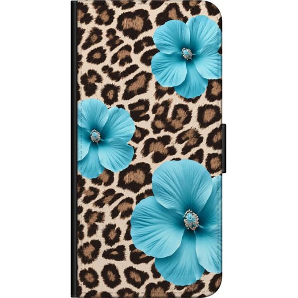 Kompatibelt Lommeboketui til OnePlus 9 Pro Brun blomsterleopard brun