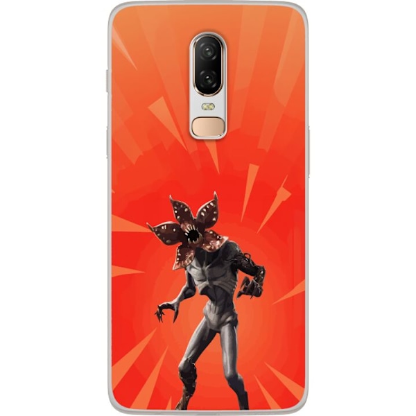 OnePlus 6 Gjennomsiktig deksel Fortnite - Demogorgon