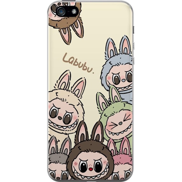 Apple iPhone 5 Genomskinligt Skal Labubu Pastel Collection
