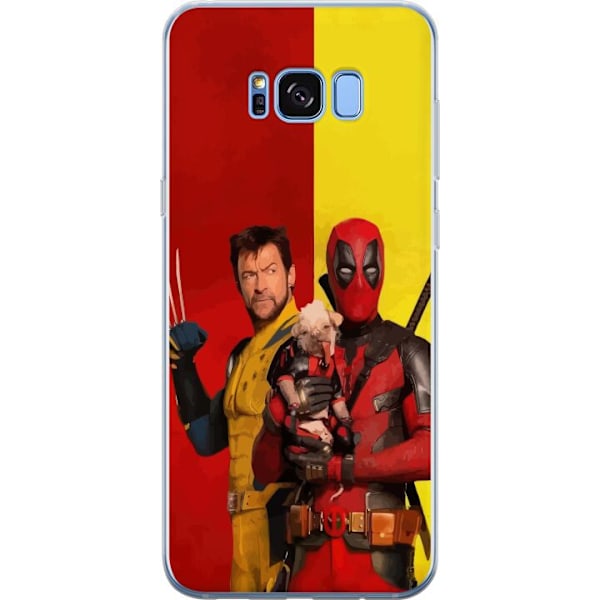 Samsung Galaxy S8 Genomskinligt Skal Deadpool & Wolverine