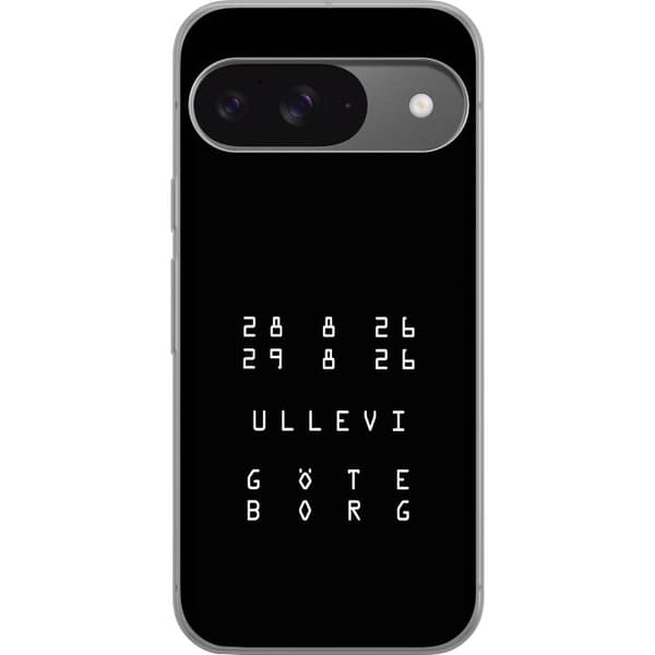 Kompatibelt Mobilskal till Google Pixel 9 Pro Ullevi Göteborg 2026 vit