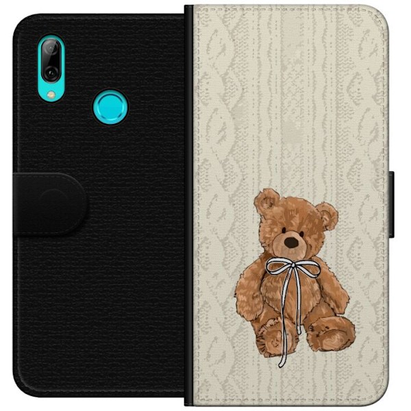 Huawei P smart 2019 Tegnebogsetui Lille Teddy – klassisk teddy i enkel design
