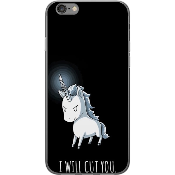 Apple iPhone 6s Genomskinligt Skal Unicorn Cut You