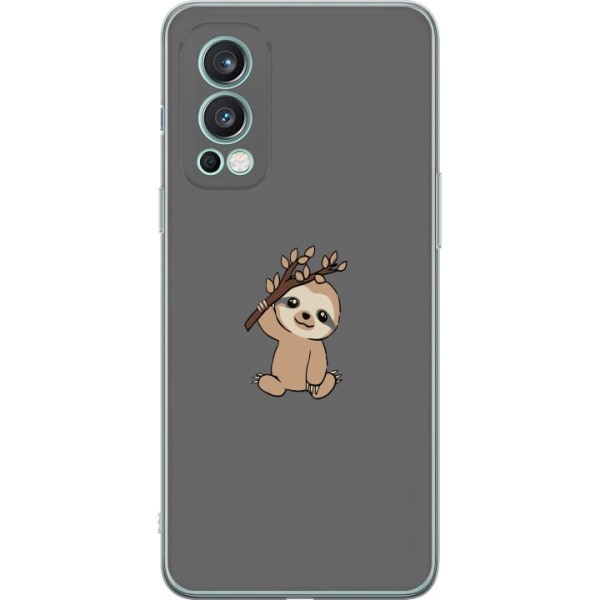 OnePlus Nord 2 5G Gennemsigtig cover Sloth