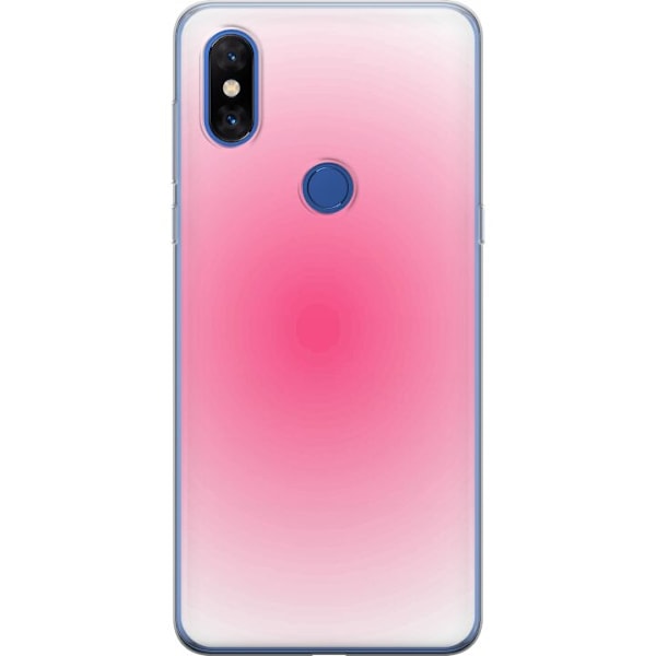 Xiaomi Mi Mix 3 Genomskinligt Skal Rosa Moln