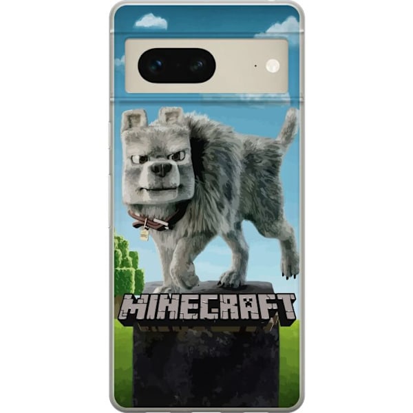 Google Pixel 7 Läpinäkyvä kuori A Minecraft Movie