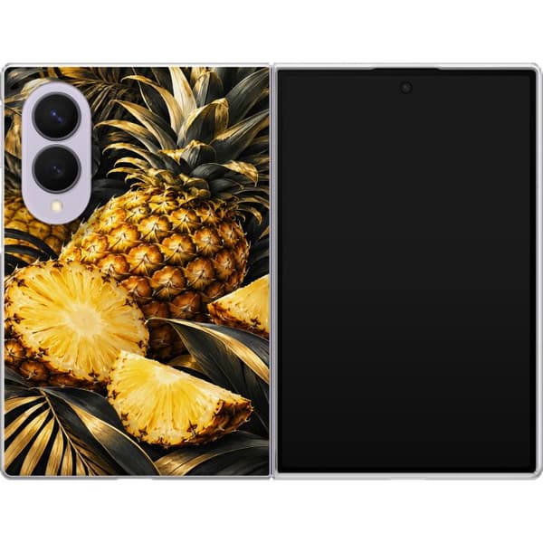Kompatibelt Mobildeksel til Samsung Galaxy Z Fold8 Guldananas gull