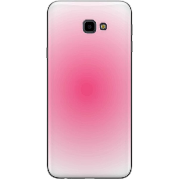 Samsung Galaxy J4+ Gennemsigtig cover Rosa Sky