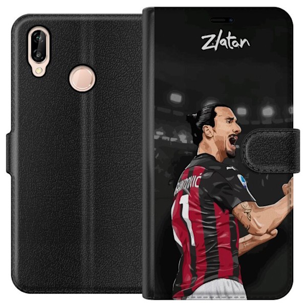 Huawei P20 lite Tegnebogsetui Zlatan