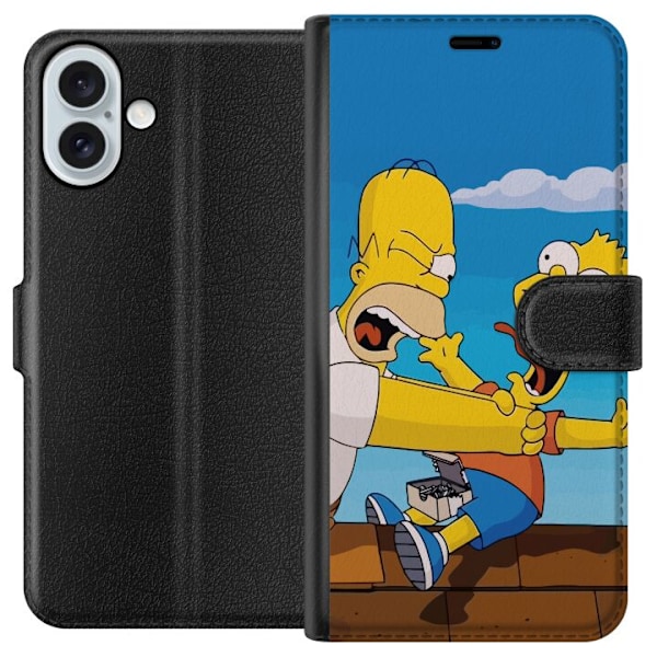 Apple iPhone 16 Plus Lommeboketui The Simpsons