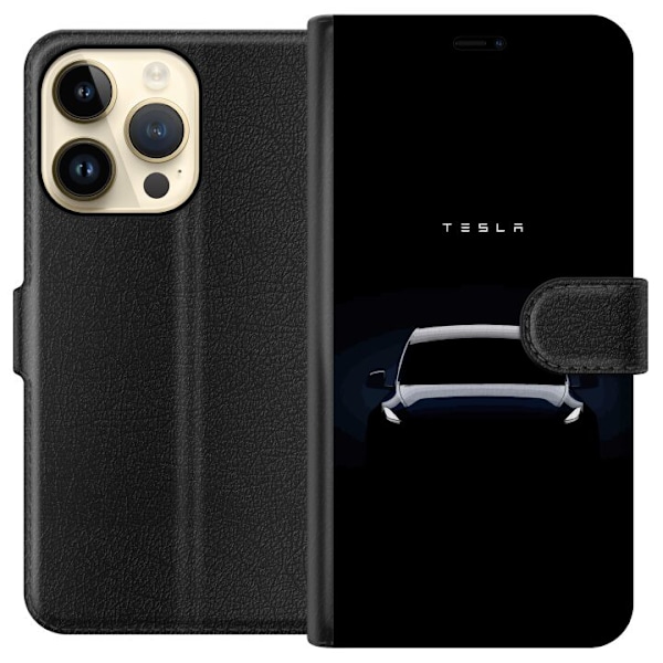 Apple iPhone 15 Pro Lommeboketui Tesla