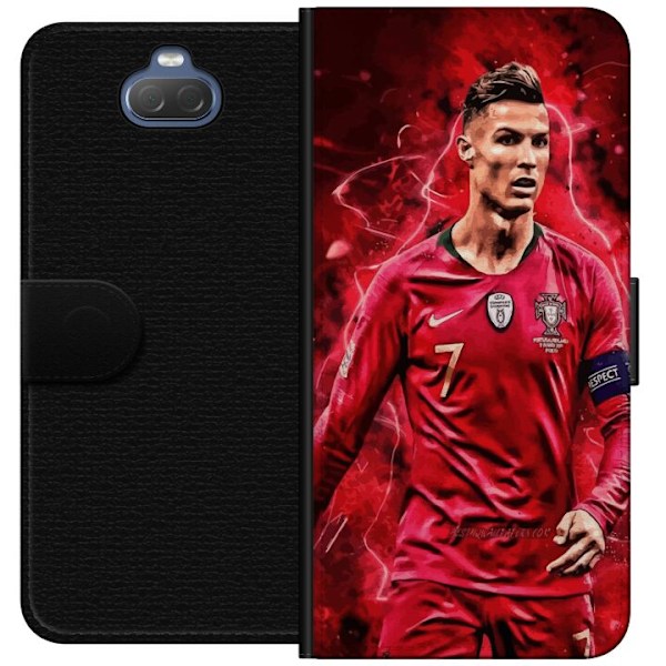 Sony Xperia 10 Plus Plånboksfodral Ronaldo Skills – CR7 Design för Äkta Supporters