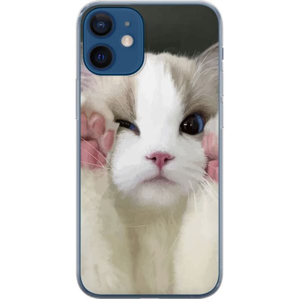 Kompatibelt Mobildeksel til Apple iPhone 12 mini Katt