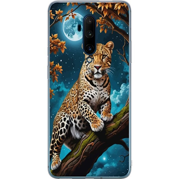 OnePlus 7T Pro Gennemsigtig cover Leopard