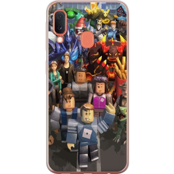 Samsung Galaxy A20e Läpinäkyvä kuori Roblox