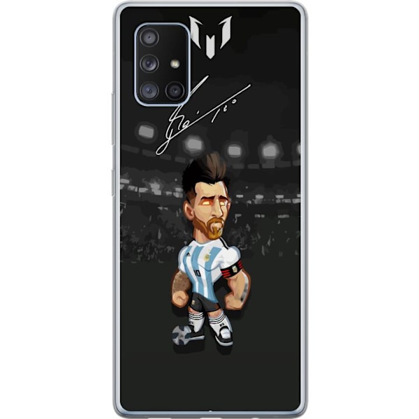 Samsung Galaxy A71 5G Genomskinligt Skal Messi