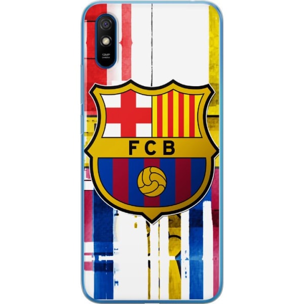 Xiaomi Redmi 9A Läpinäkyvä kuori FC Barcelona