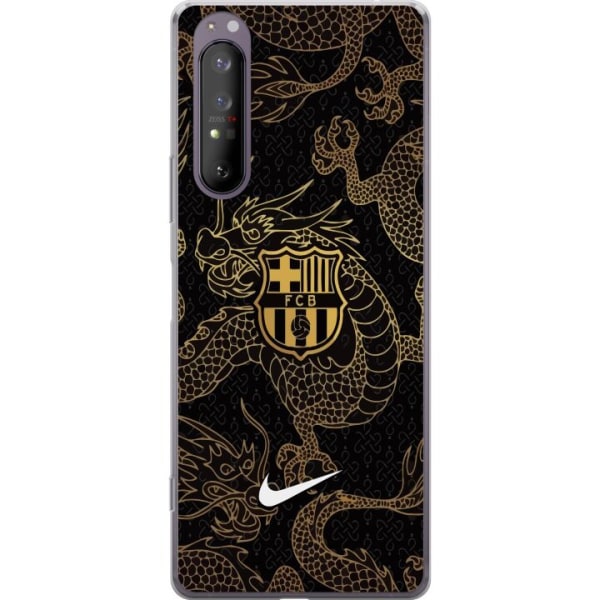 Sony Xperia 1 II Gennemsigtig cover FC Barcelona