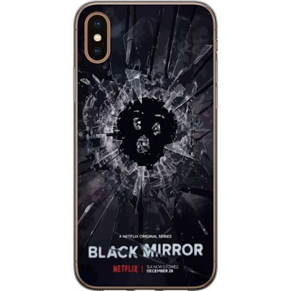 Apple iPhone X Gjennomsiktig deksel Black Mirror Sci-Fi Netfli