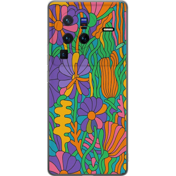 vivo X80 Pro Gennemsigtig cover Farveeksplosion
