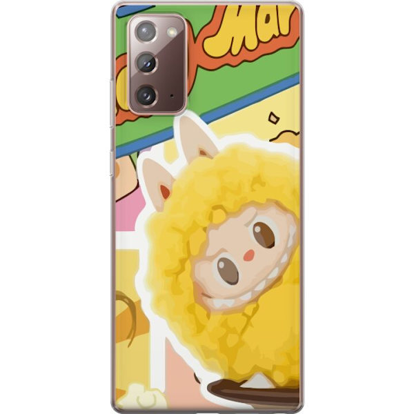 Samsung Galaxy Note20 Läpinäkyvä kuori Labubu Wacky Mart Pop Mart -sarjan keräilyfiguuri Söpö Muotoilu Suosittu Teemalelu Sarja Luova Taidelelu