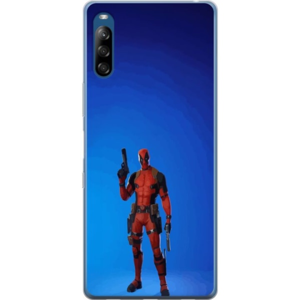 Sony Xperia L4 Gennemsigtig cover Fortnite - Spider-Man