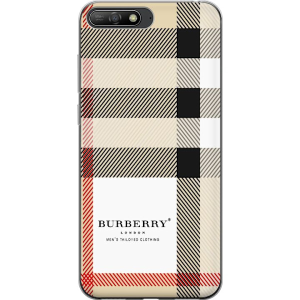 Huawei Y6 (2018) Läpinäkyvä kuori Burberry