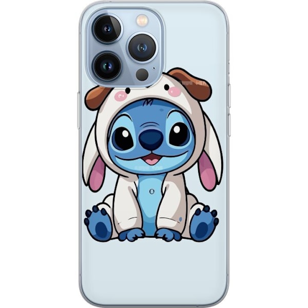 Apple iPhone 13 Pro Läpinäkyvä kuori Stitch Koirapuku Lilo & Stitch Disney Hauska Design Sininen Avaruusolento Sarjakuva Hahmo Suosittu Lapsille Su