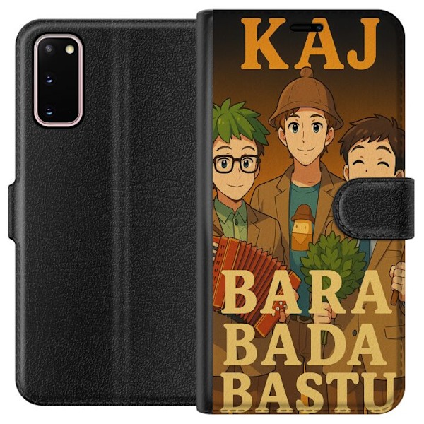 Samsung Galaxy S20 Lommeboketui KAJ Bara bare bade i badstuen