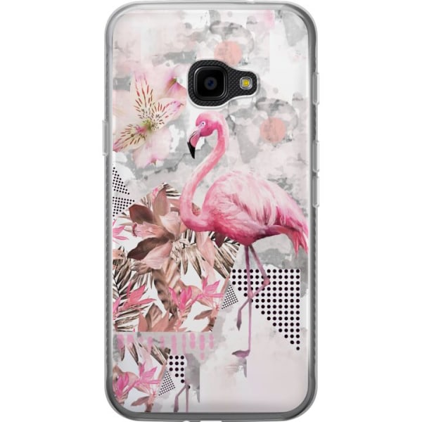Samsung Galaxy Xcover 4 Cover / Mobilcover - Flamingo