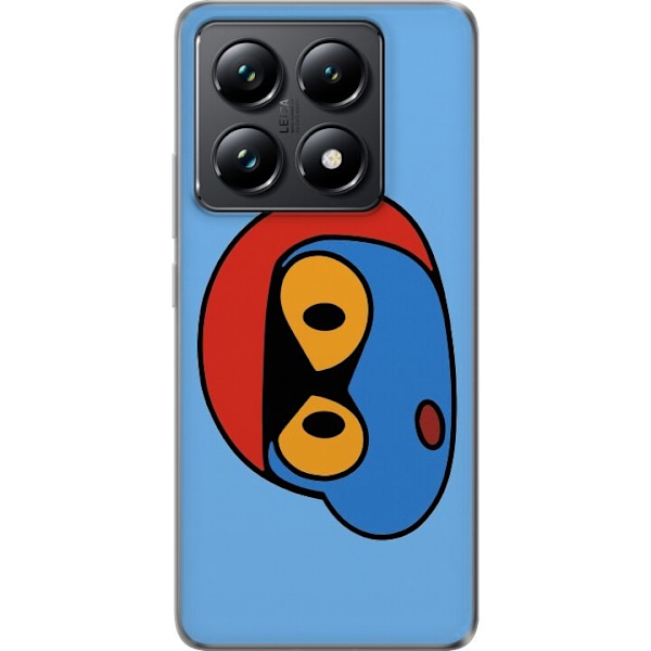 Xiaomi 14T Läpinäkyvä kuori Bold Bot Head