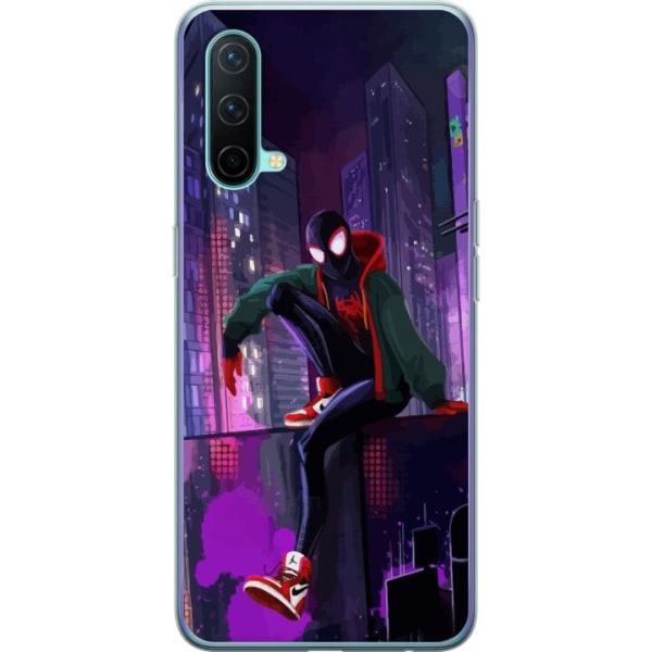 OnePlus Nord CE 5G Läpinäkyvä kuori Fortnite - Spider-Man