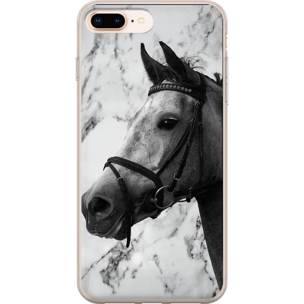 Kompatibel Mobilcover til Apple iPhone 8 Plus Marmor med hest