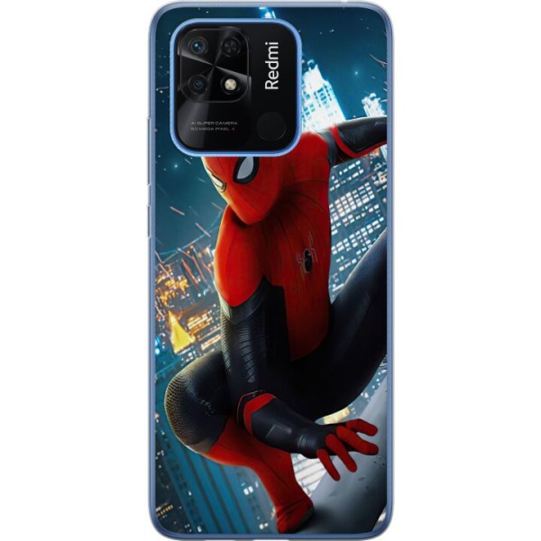 Xiaomi Redmi 10C Gjennomsiktig deksel Spiderman