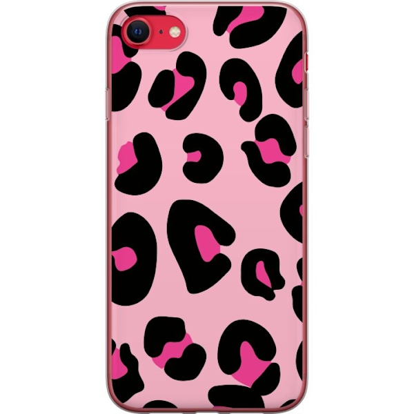 Apple iPhone 16e Gennemsigtig cover Leopard Mønster