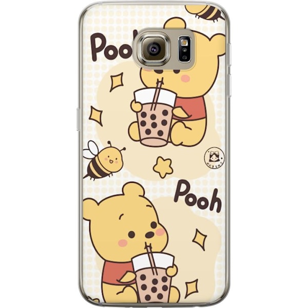 Samsung Galaxy S6 Gjennomsiktig deksel Nalle Pooh stil - klass