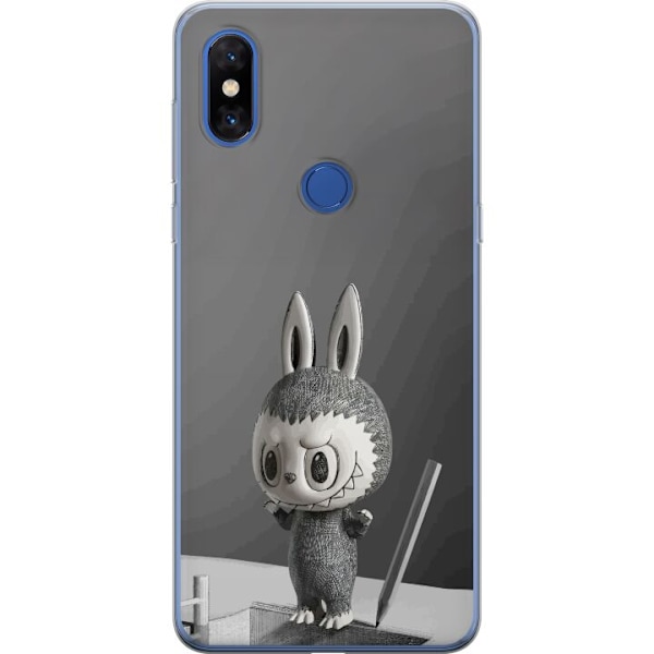 Xiaomi Mi Mix 3 Läpinäkyvä kuori Pop Mart MEGA LABUBU LABUBU Sketch 1000%