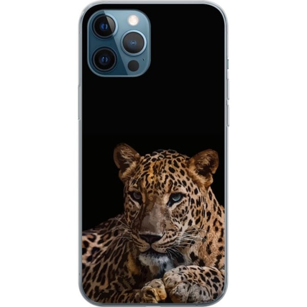 Apple iPhone 12 Pro Gennemsigtig cover Leopard