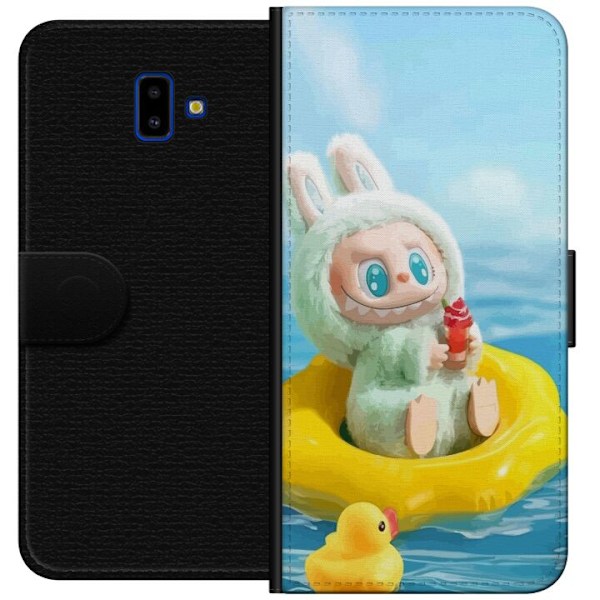 Samsung Galaxy J6+ Tegnebogsetui Labubu Stripe Attack - Stribe