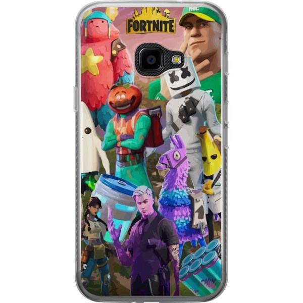 Samsung Galaxy Xcover 4 Läpinäkyvä kuori Fortnite