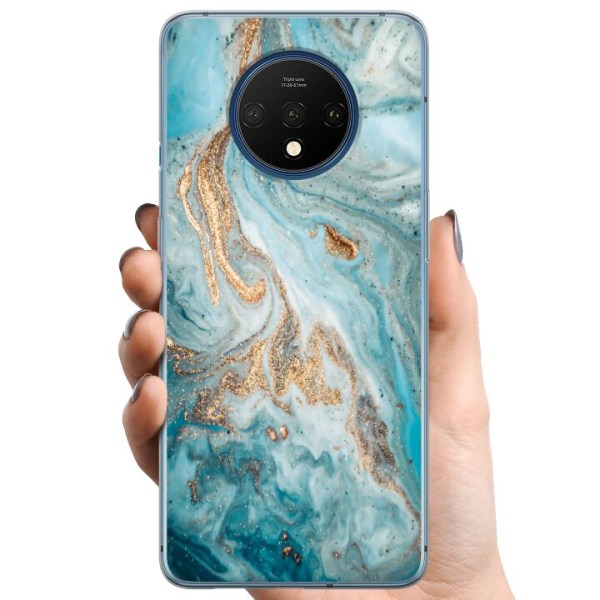 OnePlus 7T TPU Mobildeksel Magisk Marmor