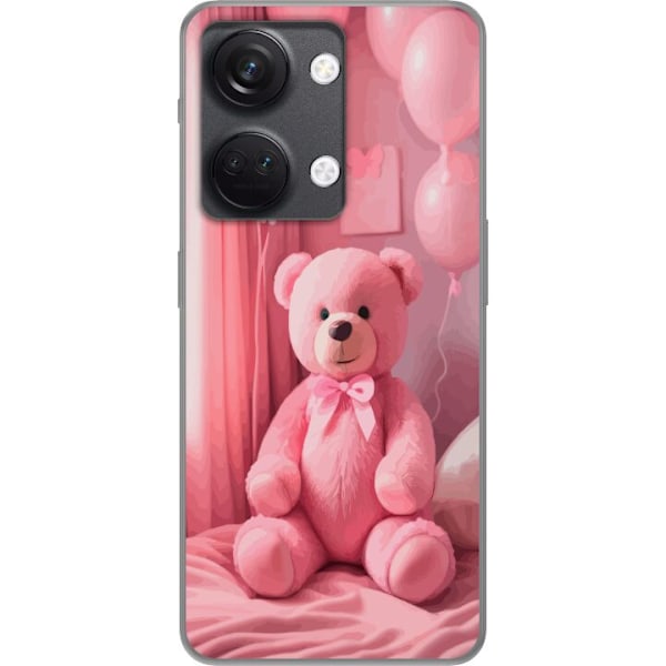 OnePlus Nord 3 Gjennomsiktig deksel Rosa Teddybjørn