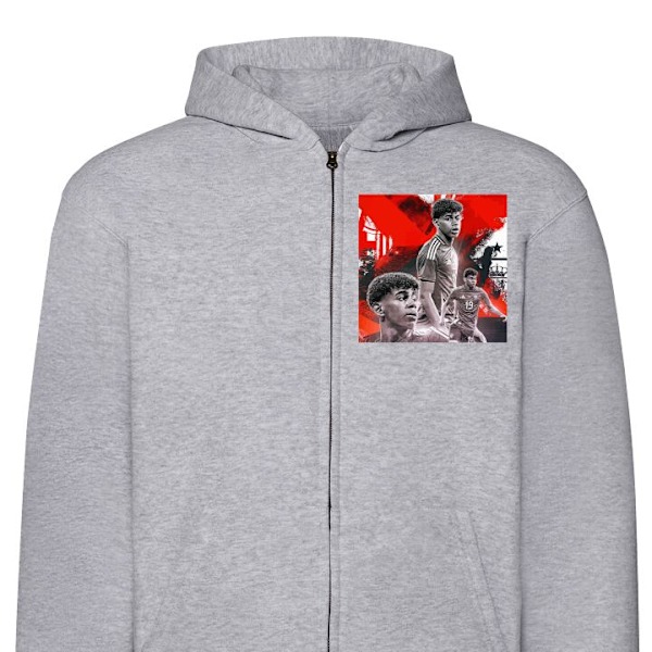 Zip-Hoodie | Huvtröja med Dragkedja för Vuxna Lamine Yamal