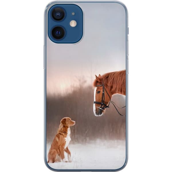 Kompatibelt Mobildeksel til Apple iPhone 12 Hest & Hund