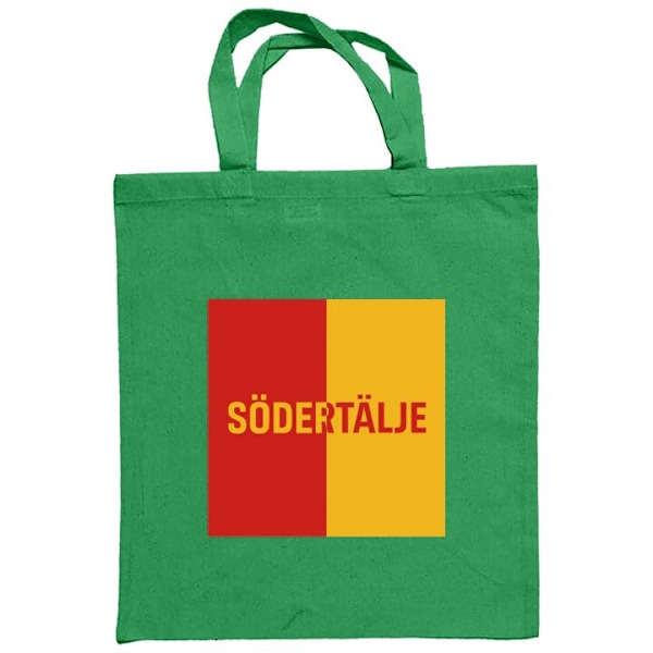 Mulepose | Holdbar Indkøbstaske i Stof Södertälje – fodbold Grøn one size